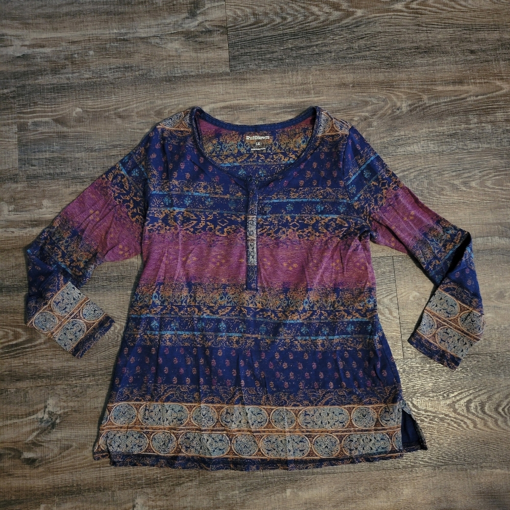Ruff Hewn long sleeve shirt women's 1X